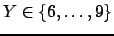 $ Y \in \ensuremath{\{6,\dots,9\}} $